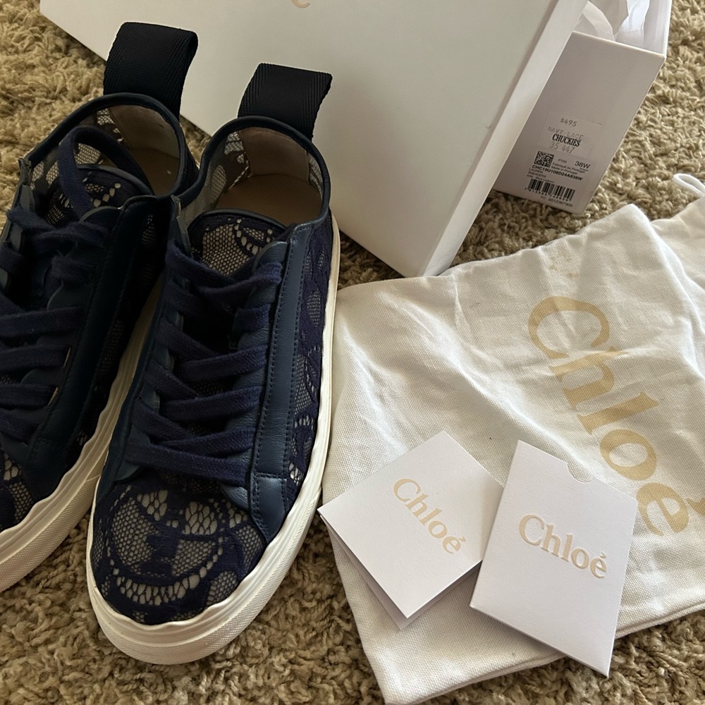 Chloe lace sneakers